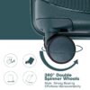 New Hardshell Suitcase Double Spinner Wheels Pp Luggage Sets Lightweight Durable Suitcase With Tsa Lock, 3 Piece Set (20/24/28) - Green - Image 4