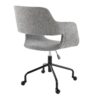 Margarite - Contemporary Adjustable Office Chair - Black / Gray - Image 3