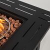 28" Square Fire Pit Table - Brown - Image 9