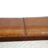 Chad - Mid-Century Modern Leather Bench - Brown / Tan - Image 2
