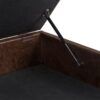 Owen - Square Coffee Table Storage Ottoman - Distressed Chestnut Brown - Image 7