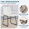 (Set of 4) Classic Chairs, A Stylish Seat Perfect For Modern Minimalist And Industrial Style Environments - White - Image 9