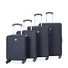 Luggage 4 Piece Lightweight Suitcase With Rotating Wheels, 24" And 28" With Tsa Lock, (16/20/24/28) - Black - Image 12