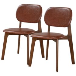 Kelsey - Dining Chair (Set of 2) - Brown / Natural