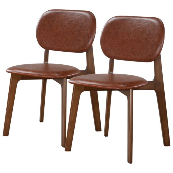 Kelsey - Dining Chair (Set of 2) - Brown / Natural