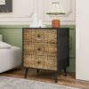 3 Drawer Cabinet, Suitable For Bedroom - Black - Image 4