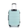 Hardshell Suitcase Spinner Wheels Pp Luggage Sets Lightweight Durable Suitcase With Tsa Lock, 3 Piece Set (20/24/28) - Light Green - Image 7