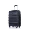 Expandable 3 Piece Luggage Sets Pc Lightweight & Durable Suitcase With Two Hooks, Spinner Wheels, Tsa Lock, (21/25/29) - Black - Image 12