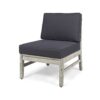 Perla - 5 Pieces Sofa Set - Dark Gray - Image 9