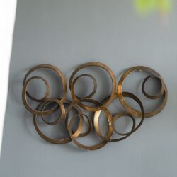 SerethaLeaf Wall Decor - Gold