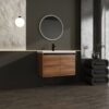 Bathroom Vanity With Resin Countertop Sink - Brown - Image 3