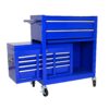 High Capacity Rolling Tool Chest With Wheels And Drawers, 8 Drawer Tool Storage Cabinet - Blue - Image 9
