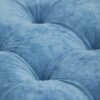 Modern Velvet Upholstered Ottoman, Exquisite Small End Table, Soft Foot Stool, Dressing Makeup Chair, Comfortable Seat For Living Room, Bedroom, Entrance - Blue - Image 12