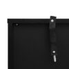 3 Door Storage Cabinet, Buffet Sideboard With Adjustable Shelves, Honeycomb Seamless Hexagons Pattern Metal Door For Living Room, Dining Room, Kitchen, Entrance - Black - Image 16