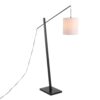 Arturo - Contemporary Floor Lamp - Black / White - Image 2
