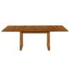 Modern 6 Piece Extendable Dining Table Set With 4 Wicker Back Upholstered Dining Chairs And Long Bench, 2 Removable Leaf - Walnut - Image 14