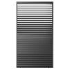 Louver Grille 10 Ft Frame & Louvers - Black - Image 2