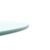 20" Round Tempered Glass Table Top Clear Glass 1 / 4" Thick Round Polished Edge - Transparent - Image 4