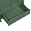 Bathroom Vanity With Single Sink, Combination Under Counter Sink, Bathroom Storage Cabinet With 2 Doors And A Drawer, Soft Closure, Multifunctional Storage - Green - Image 16