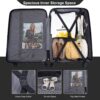 Expandable 3 Piece Luggage Sets Pc Lightweight & Durable Suitcase With Two Hooks, Spinner Wheels, Tsa Lock, (21/25/29) - Black - Image 5
