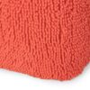 Sunny - Square Pouf, Versatile Ottoman Or Floor Cushion - Coral - Image 2
