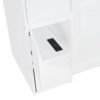 Full Size Murphy Bed With Drawers, Cabinets And USB Ports - White - Image 17