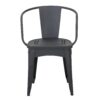 Ambrosia - 3 Piece Bistro Set With Leaf Motifs Top And Seat - Black - Image 4