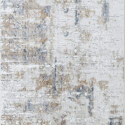 Textures - 2'7" X 7' Polypropylene, Area Rug - Multi / White