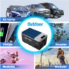 Portable Refrigerator, Car Freezer With App Control, 12V, 45W Low Noice Cooler For Rv, Boat - White - Image 3
