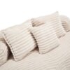 Bean Bag Sofa Lazy Sofa Comfort Lounger High Back Chair For Adults And Kids, Indoor & Outdoor - Beige - Image 25