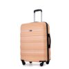 Expandable 3 Piece Luggage Sets Pc Lightweight & Durable Suitcase With Two Hooks, Spinner Wheels, Tsa Lock, (21/25/29) - Peach - Image 15