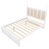 Queen Size Platform Bed With With 2 Big Drawers Twin Size Trundle - White - Image 2