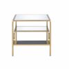 Astrid - Mirrored End Table - Gold - Image 4
