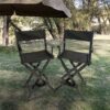 Casual Home Director's Chair, Foldable Style, Suitable For Adults (Set of 2) - Black - Image 11