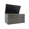 Outdoor Storage Box, 200 Gallon Wicker Patio Deck Boxes With Lid, Outdoor Cushion Storage For Kids Toys, Pillows, Towel - Gray - Image 18
