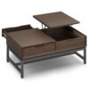 Banting - Lift Top Coffee Table - Walnut Brown - Image 5