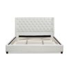 Manhattan - Shelter King Platform Bed Frame - Antique White - Image 4