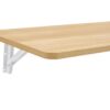 Laundry Room Folding Table Wall Mounted Folding Table, Fold Down Desk, Workbench, Addition To Garage & Shed - Burly Wood - Image 11