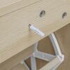 Modern Freestanding Rattan 3 Door Shoe Rack Storage Cabinet For Entryway - Natural Particle Board - Image 15