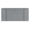 Full Size Murphy Bed With Drawers, Cabinets, And USB Ports - Gray - Image 3