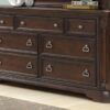 7 Drawer Dresser - Mahogany - Image 4