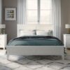 Full Modern Solid Wood Platform Bed - White - Image 2