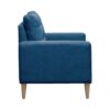 Contemporary Tufted Back Accent Chair With High Density Foam Support - Blue - Image 6