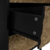 3 Drawer Cabinet, Suitable For Bedroom - Black - Image 18