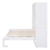 Queen Size Murphy Wall Bed - White - Image 4