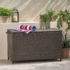 Blake - Wicker Cushion Box - Brown Multi - Image 6