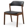 Enzo - Dining Chair (Set of 2) - Black / Brown - Image 9