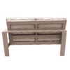 Loveseat, Wood Grained - Light Brown - Image 2