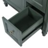 Bathroom Vanity With Top Sink, Modern Bathroom Storage Cabinet & 2 Drawers And A Tip-Out Drawer, Single Sink Bathroom Vanity - Green - Image 17