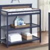 Connelly - Changing Table - Midnight Blue / Vintage Walnut - Image 4